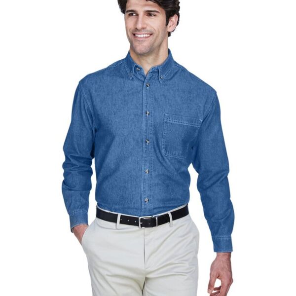 Men's Cypress Denim Shirt with Pocket Thumbnail