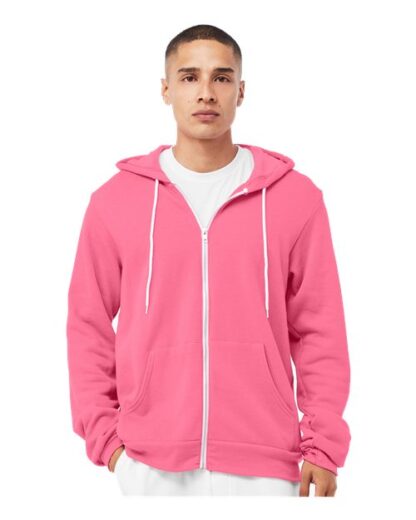 BELLA + CANVAS - Sponge Fleece Full-Zip Hoodie - 3739 - Image 104