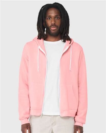 BELLA + CANVAS - Sponge Fleece Full-Zip Hoodie - 3739 - Image 237