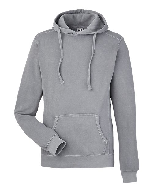 J. America – Pigment-Dyed Fleece Hooded Sweatshirt – 8730