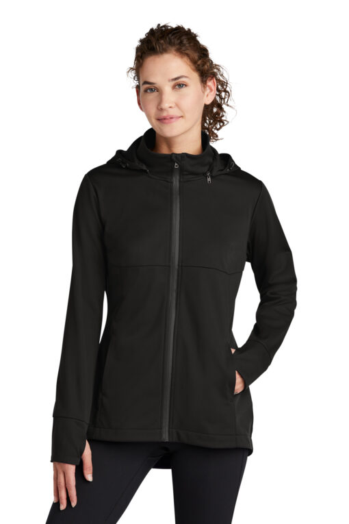 Sport-Tek® Ladies Hooded Soft Shell Jacket