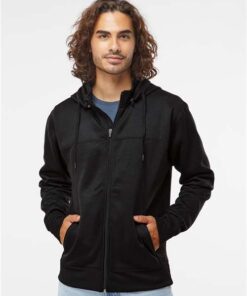 Independent Trading Co. - Poly-Tech Full-Zip Hooded Sweatshirt - EXP80PTZ