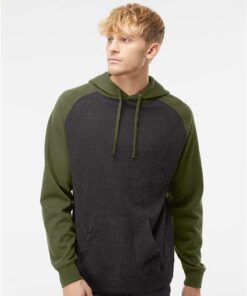 Independent Trading Co. - Raglan Hooded Sweatshirt - IND40RP