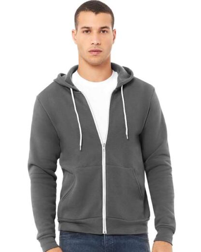 BELLA + CANVAS - Sponge Fleece Full-Zip Hoodie - 3739 - Image 34