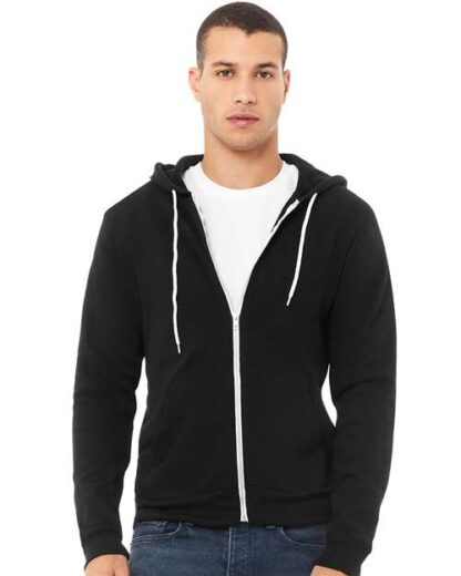 BELLA + CANVAS - Sponge Fleece Full-Zip Hoodie - 3739 - Image 14