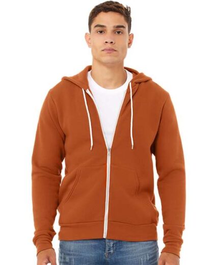 BELLA + CANVAS - Sponge Fleece Full-Zip Hoodie - 3739 - Image 55