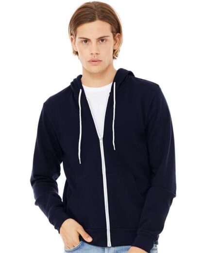 BELLA + CANVAS - Sponge Fleece Full-Zip Hoodie - 3739 - Image 223