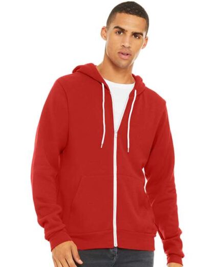 BELLA + CANVAS - Sponge Fleece Full-Zip Hoodie - 3739 - Image 244