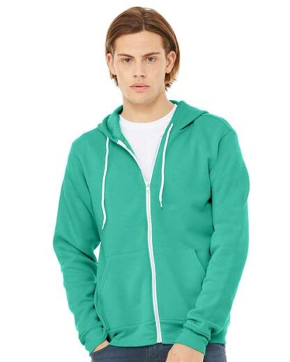 BELLA + CANVAS - Sponge Fleece Full-Zip Hoodie - 3739 - Image 279