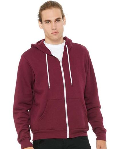 BELLA + CANVAS - Sponge Fleece Full-Zip Hoodie - 3739 - Image 202