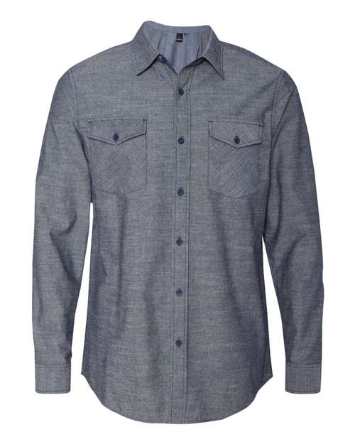 Burnside – Chambray Long Sleeve Shirt – 8255