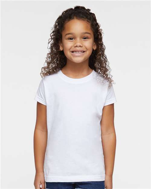 Rabbit Skins – Toddler Girls Fine Jersey Tee – 3316