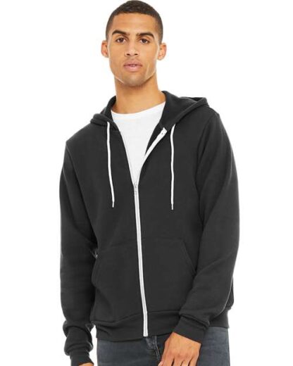 BELLA + CANVAS - Sponge Fleece Full-Zip Hoodie - 3739 - Image 69