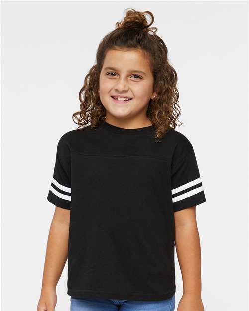 Rabbit Skins – Toddler Football Fine Jersey Tee – 3037