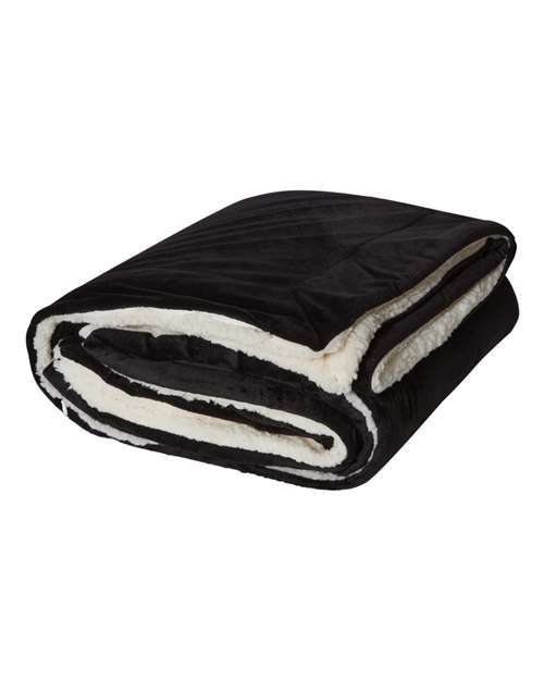 Alpine Fleece - Oversized Mink Sherpa Blanket - 8726