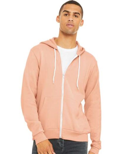 BELLA + CANVAS - Sponge Fleece Full-Zip Hoodie - 3739 - Image 230