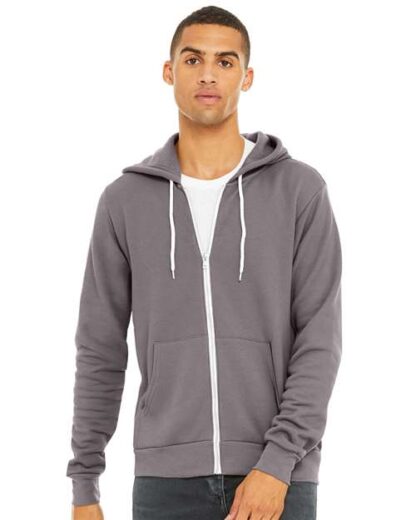 BELLA + CANVAS - Sponge Fleece Full-Zip Hoodie - 3739 - Image 265