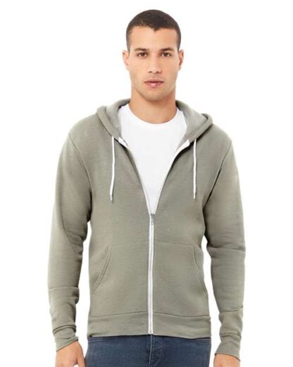 BELLA + CANVAS - Sponge Fleece Full-Zip Hoodie - 3739 - Image 181