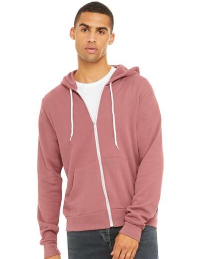 BELLA + CANVAS - Sponge Fleece Full-Zip Hoodie - 3739 - Image 209