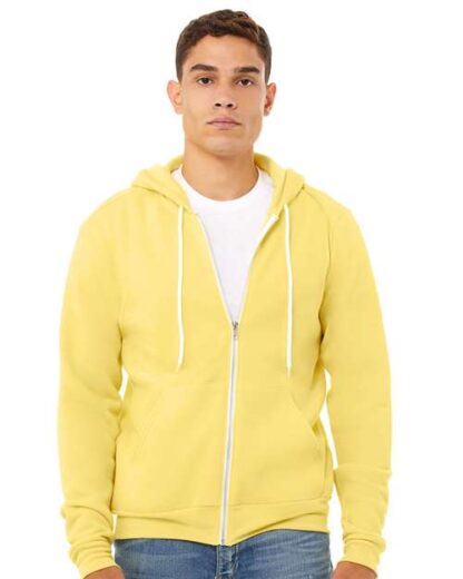 BELLA + CANVAS - Sponge Fleece Full-Zip Hoodie - 3739 - Image 307