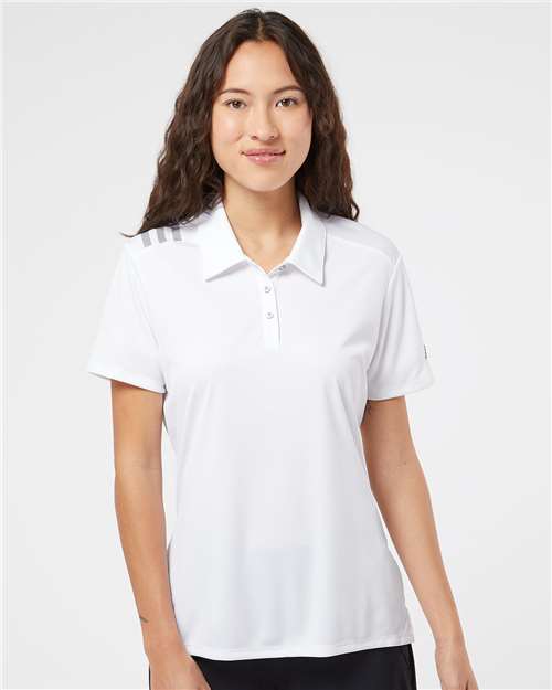 Adidas – Women’s 3-Stripes Shoulder Polo – A325