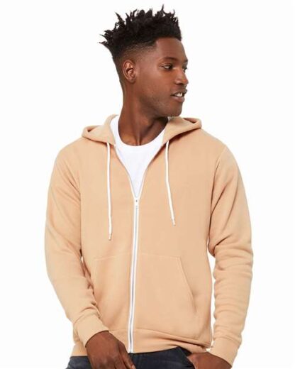 BELLA + CANVAS - Sponge Fleece Full-Zip Hoodie - 3739 - Image 167