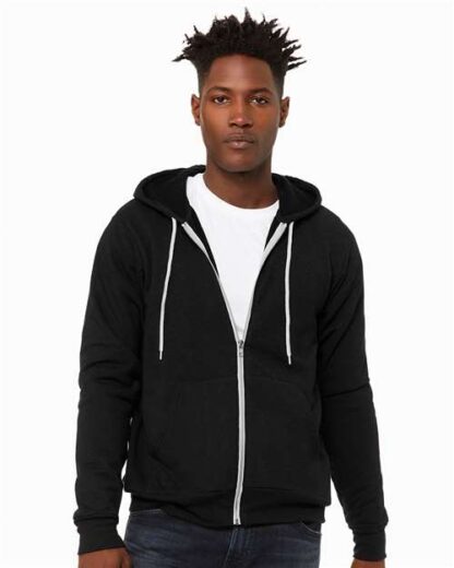 BELLA + CANVAS - Sponge Fleece Full-Zip Hoodie - 3739 - Image 62