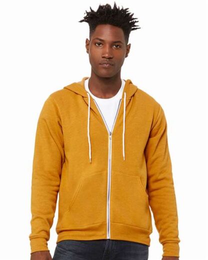 BELLA + CANVAS - Sponge Fleece Full-Zip Hoodie - 3739 - Image 146