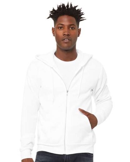 BELLA + CANVAS - Sponge Fleece Full-Zip Hoodie - 3739 - Image 327