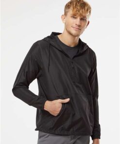 Independent Trading Co. - Lightweight Quarter-Zip Windbreaker Pullover Jacket - EXP54LWP