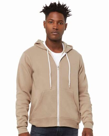 BELLA + CANVAS - Sponge Fleece Full-Zip Hoodie - 3739 - Image 272