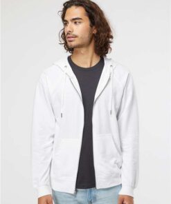 Independent Trading Co. - Icon Lightweight Loopback Terry Full-Zip Hooded Sweatshirt - SS1000Z