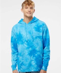 Independent Trading Co. - Midweight Tie-Dyed Hooded Sweatshirt - PRM4500TD