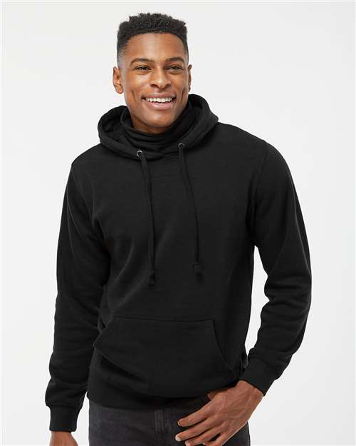 J. America – Gaiter Fleece Hooded Sweatshirt – 8879