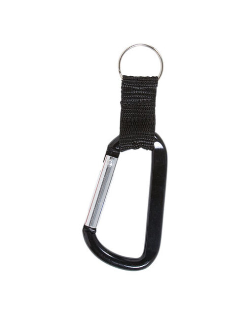 Prime Line Carabiner With Strap And Split Ring