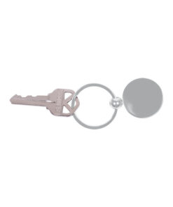 Prime Line Round Metal Key Chain