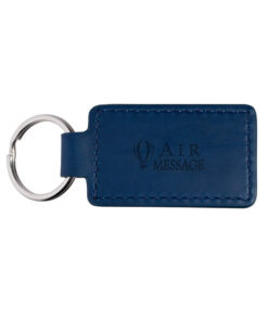 Leeman Tuscany™ Pu Leather Rectangle Key Ring