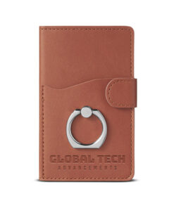 Leeman Tuscany™ Dual Card Pocket With Metal Ring