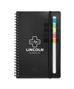 Prime Line Semester Spiral Notebook With Sticky Flags