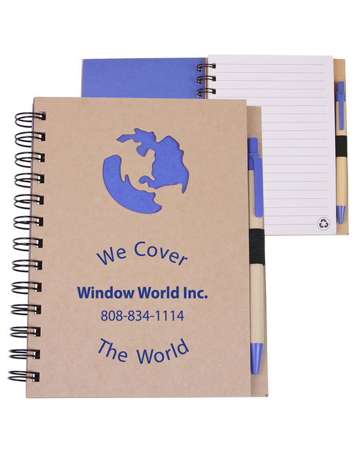 Prime Line Globe Die Cut Notebook