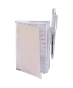 Prime Line Clear-View Jotter With Pen