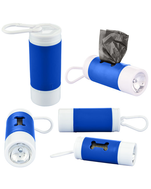 Prime Line Pet Waste Disposal Bag Dispenser With Flashlight