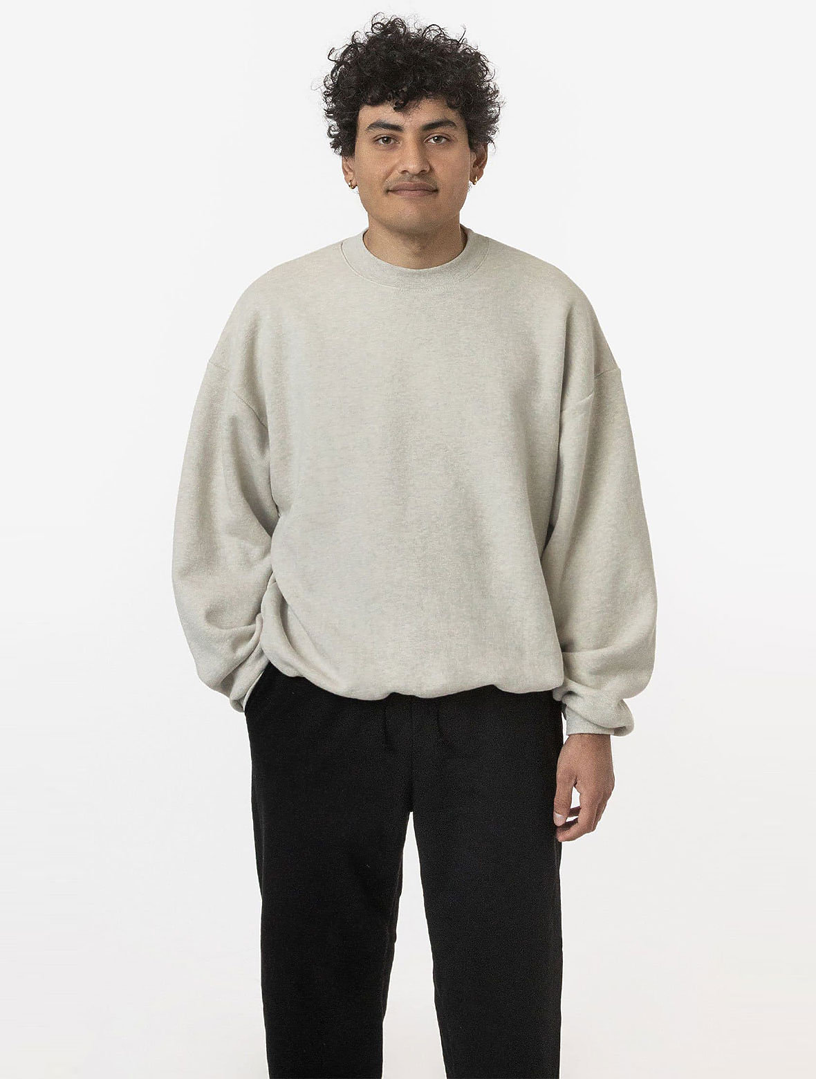 12oz Fleece Wide Crew